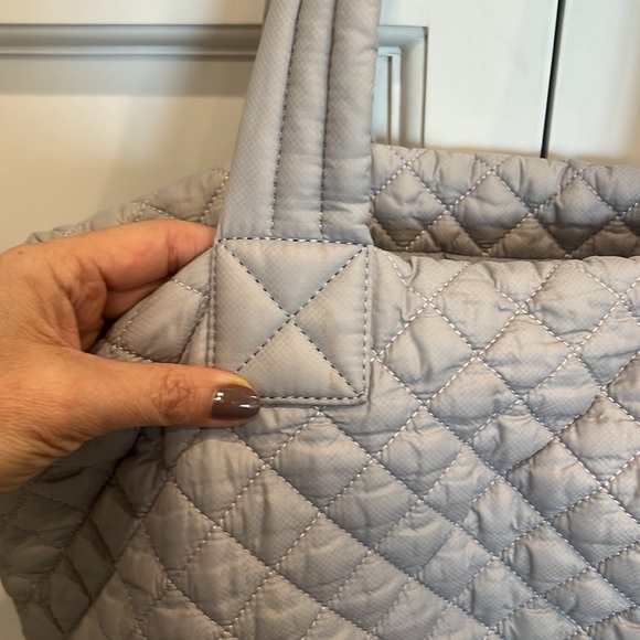 MZ Wallace Gray Quilted Tote - Picture 4 of 13